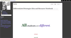 Desktop Screenshot of differentiatedstrategies.wmwikis.net