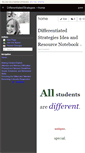 Mobile Screenshot of differentiatedstrategies.wmwikis.net