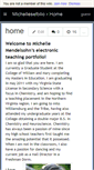 Mobile Screenshot of michellesefolio.wmwikis.net