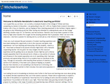 Tablet Screenshot of michellesefolio.wmwikis.net