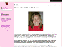 Tablet Screenshot of freeman.wmwikis.net