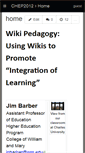 Mobile Screenshot of chep2012.wmwikis.net
