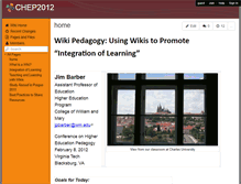 Tablet Screenshot of chep2012.wmwikis.net