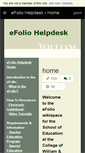 Mobile Screenshot of efolio.wmwikis.net